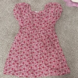 J. Crew Factory Pink Floral Kids Dress